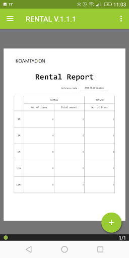 Rental App Report KOAMTACON by KOAMTAC