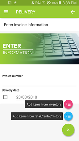 Delivery App in KOAMTACON